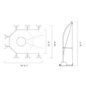 REPLACEMENT NET FOR 732230 DISCUS CAGE