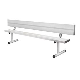 8 Ft. Portable Bench with Back
