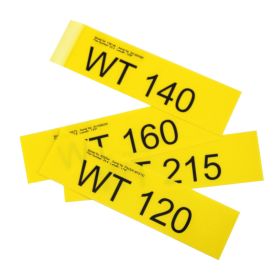 REPLACEMENT WEIGHT LABEL FOR VAULTING POLES