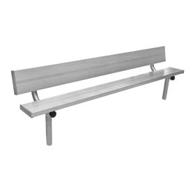8 Ft. Bench Stationary Bench w/ Back
